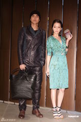 组图：彭于晏谢欣颖代言春装展现迷人色彩与魅力