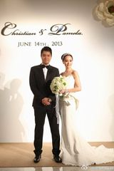 组图：2013春夏明星情侣婚礼大盘点