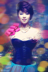 组图：阚清子百变时尚大片 穿越时空的灵动美女