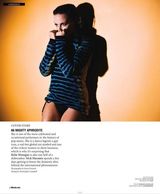 高清图：42岁凯莉米洛登封面 展熟女风采秀曲线