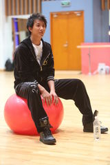 组图：韩庚吴建豪《星跳水立方》训练图片