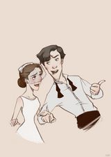 组图：网友绘卡通版《夏洛克》 卷福变帅不搅基