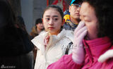 组图：直击中央戏剧学院艺考 帅哥美女寒风排队