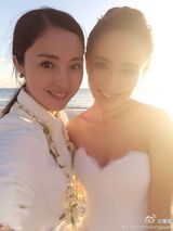 组图：众星云集佟丽娅婚礼 王宝强携娇妻出席