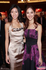 组图：袁咏仪曾志伟携新科港姐三甲出席酒会