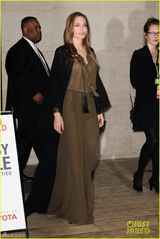 组图：朱莉飘逸薄纱似女神 隐约现底裤性感