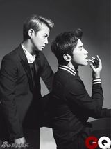 组图：神话时尚大片黑装出镜展型酷魅力