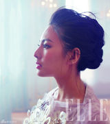 组图：张雨绮登《ELLE》 高贵典雅展御姐风范