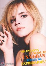 高清组图：艾玛-沃特森登西班牙杂志封面 青春靓丽