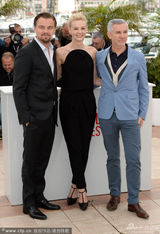 组图：《盖茨比》戛纳发布会 莱昂纳多吸引眼球