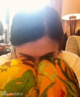 组图：张柏芝“嘟嘴卖萌”生活自拍照曝光