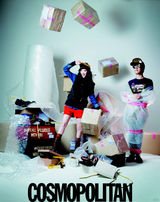 组图：韩人气组合f(x)最新时尚杂志 时尚个性有创意