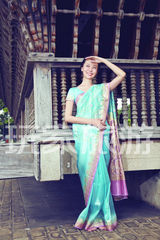 组图：柯蓝拍摄旅游写真 斯里兰卡结“情缘”