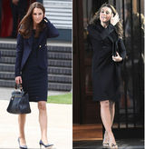 组图：伊丽莎白-赫莉抄袭凯特穿着 举手投足酷似王妃