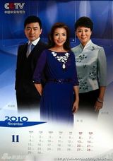 资料：央视名嘴2010年历 白岩松李瑞英一哥一姐