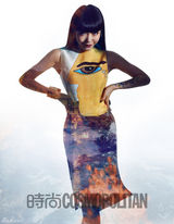 组图：吴莫愁登杂志 动感演绎未来风情