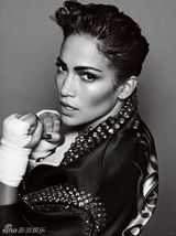 组图：詹妮弗-洛佩兹拳击手造型登封面秀别样性感