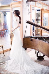 组图：张娜拉拍婚纱写真 称有不错对象马上结婚