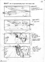 高清图：《大海啸之鲨口逃生》手绘剧本曝光