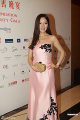 组图：靳羽西车永莉吕燕等出席慈善晚宴