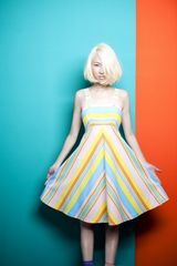 组图：王若琳复古写真曝光 从纽约到日本寻古着