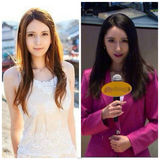 组图：新浪最美女记者走红 神似佟丽娅娄艺潇