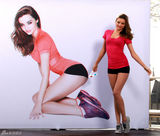 高清组图：米兰达-可儿运动紧身衣展露好身材