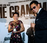 组图：王家卫章子怡出席《宗师》庆功宴