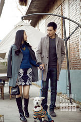 明星爱街拍：董璇高云翔时尚眷侣牵手秀恩爱