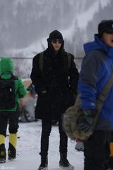 组图：《爸爸》雪乡抢先看 萌娃玩雪脸蛋红扑扑