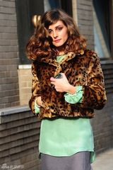 组图：纽约名媛奥利维亚-巴勒莫街拍高跟鞋抢眼