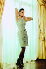 高清图：柯蓝拍时尚大片 被称狮子座的“犀利姐”