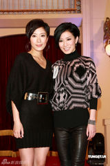 幻灯：杨怡佘诗曼出席马戏团活动 否认争“视后”不和