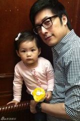 组图：《爸爸去哪儿》曝李湘老公及女儿亲子照