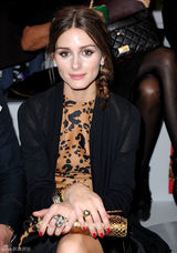 高清组图：纽约名媛奥利维亚-巴勒莫巴黎街拍