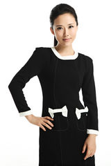 组图：颜丹晨知性小清新风格大片