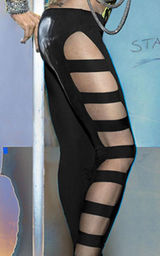 幻灯图：林赛-罗韩大片性感抢镜 秀美腿展蕾丝诱惑