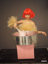 组图：薛凯琪变身粉嫩糖果妹 棉花糖配纱裙甜美可爱