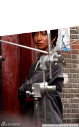 幻灯图集：木村拓哉上海拍戏 林志玲一闪而过