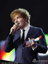 组图：全英音乐奖 艾德-希兰获英国最佳男歌手