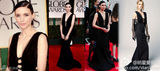 组图：金球奖红毯上的时尚 华服秀明星VS超模