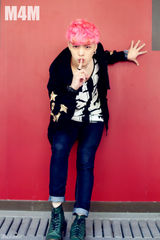 组图：M4M新时尚写真曝光 罗宇胜炫粉发色抢眼