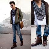 组图：明星爱街拍第六期之冬日搭配 大衣VS毛衣