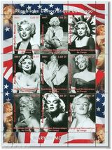 盘点组图：玛丽莲-梦露去世50周年纪念邮票精选