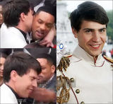 组图：莱昂纳多下体遭偷袭 面露微笑尴尬不已