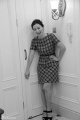 组图：小陶虹拍黑白写真 演绎雅致生活