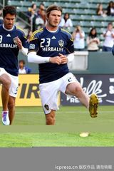 组图：小贝儿子军团助阵老爸比赛 进球欢呼雀跃