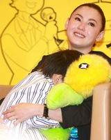 高清组图：张柏芝宣传动画版《长江七号》儿子抢镜