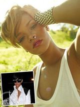 幻灯图集：蕾哈娜登杂志封面 活泼俏皮展笑容