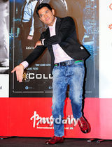 组图：郭富城梁家辉韩国釜山出席《寒战》发布会